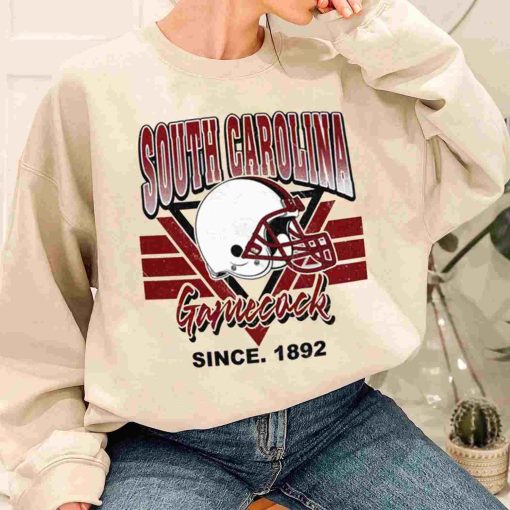 T Sweatshirt Women 1 TSNCAA35 South Carolina Gamecock Vintage Team University College NCAA Football T Shirt