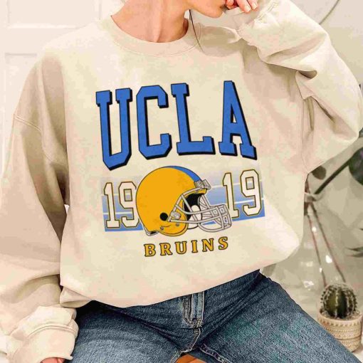 T Sweatshirt Women 1 TSNCAA65 Ucla Bruins Retro Helmet University College NCAA Football T Shirt