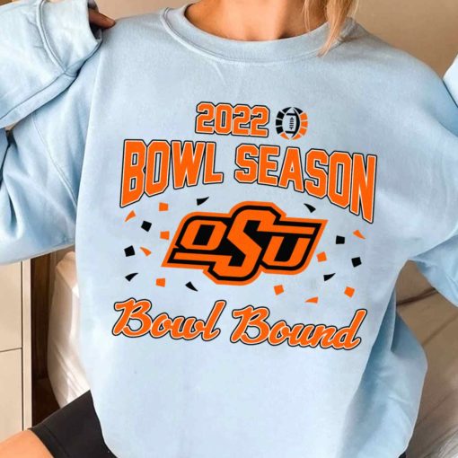 T Sweatshirt Women 2 DSBS07 Oklahoma State Cowboys College Football 2022 Bowl Season T Shirt