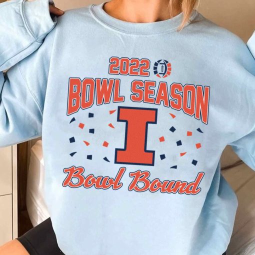 T Sweatshirt Women 2 DSBS17 Illinois Fighting Illini College Football 2022 Bowl Season T Shirt