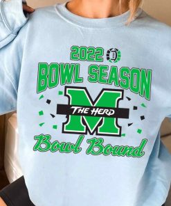 T Sweatshirt Women 2 DSBS21 Marshall Thundering Herd College Football 2022 Bowl Season T Shirt