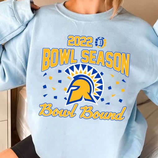 T Sweatshirt Women 2 DSBS27 San Jose State Spartans College Football 2022 Bowl Season T Shirt