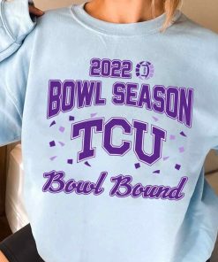 T Sweatshirt Women 2 DSBS29 TCU Horned Frogs College Football 2022 Bowl Season T Shirt