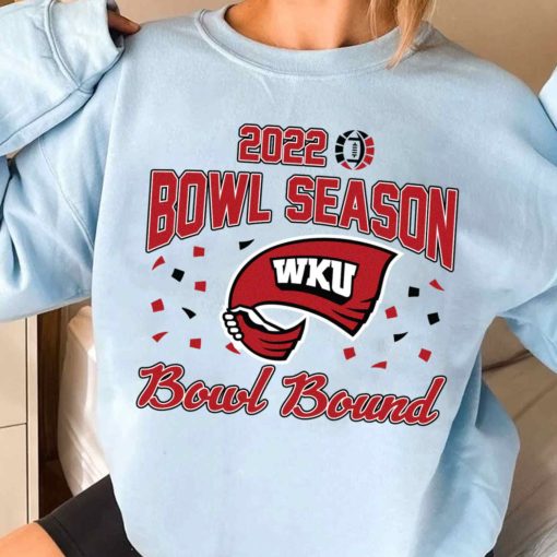 T Sweatshirt Women 2 DSBS35 Western Kentucky Hilltoppers College Football 2022 Bowl Season T Shirt