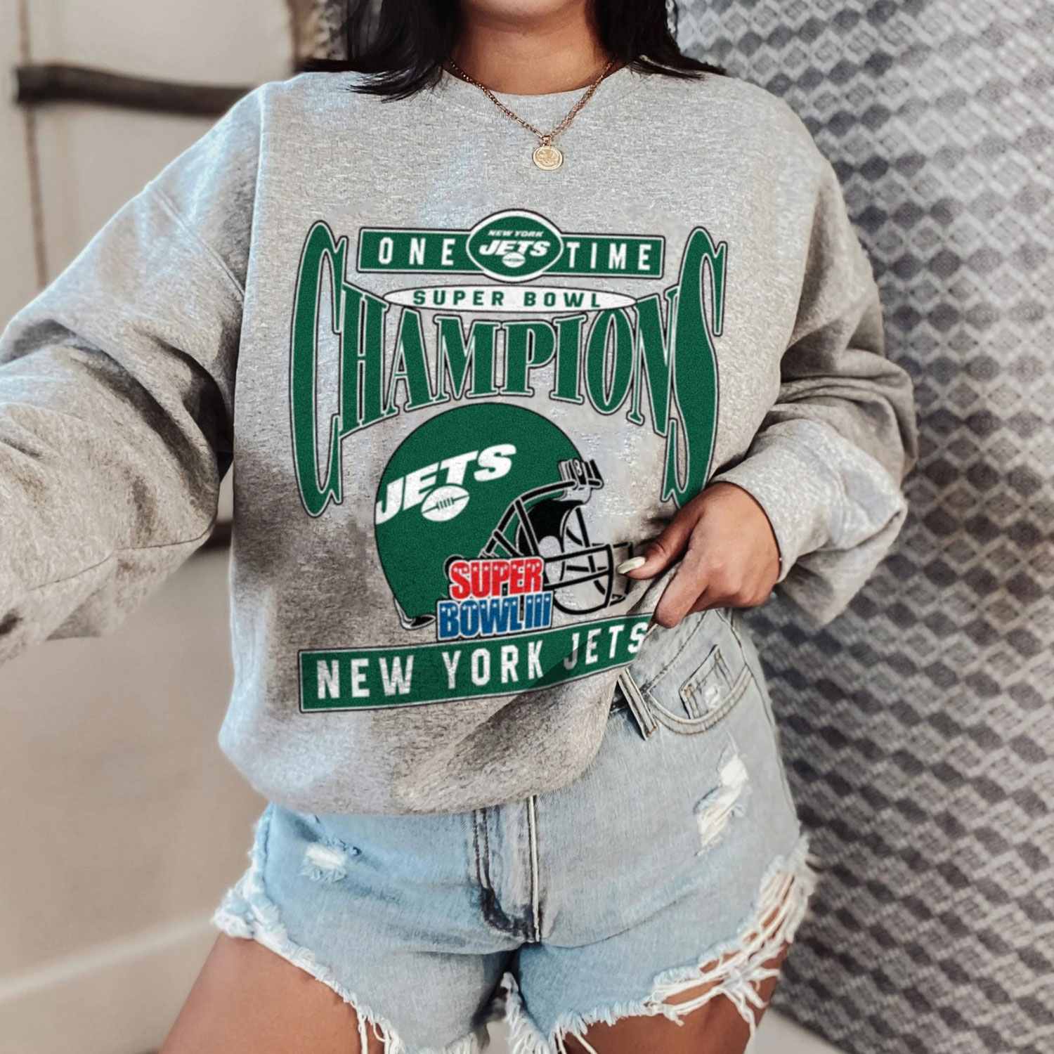 One Time Super Bowl Champions New York Jets T-Shirt