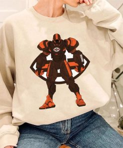 T Sweatshirt Women 3 DSBN126 Transformer Robot Cleveland Browns T Shirt