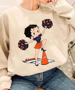 T Sweatshirt Women 3 DSBN146 Betty Boop Halftime Dance Denver Broncos T Shirt