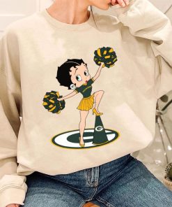 T Sweatshirt Women 3 DSBN178 Betty Boop Halftime Dance Green Bay Packers T Shirt