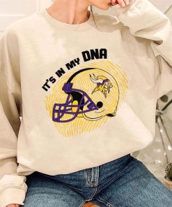 T Sweatshirt Women 3 DSBN335 It S In My Dna Minnesota Vikings T Shirt