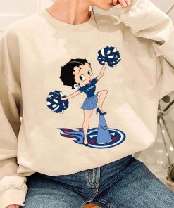 T Sweatshirt Women 3 DSBN482 Betty Boop Halftime Dance Tennessee Titans T Shirt
