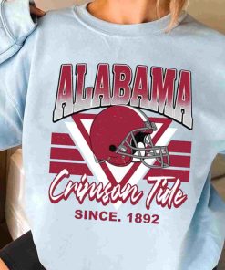 T Sweatshirt Women 3 TSNCAA05 Alabama Crimson Tide Vintage Team University College NCAA Football T Shirt