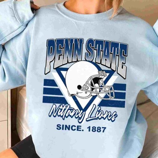 T Sweatshirt Women 3 TSNCAA09 Penn State Nittany Lions Vintage Team University College NCAA Football T Shirt
