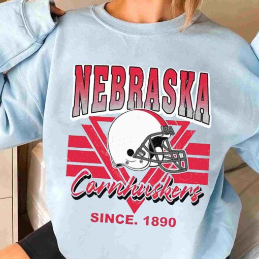 T Sweatshirt Women 3 TSNCAA16 Nebraska Cornhuskers Vintage Team University College NCAA Football T Shirt