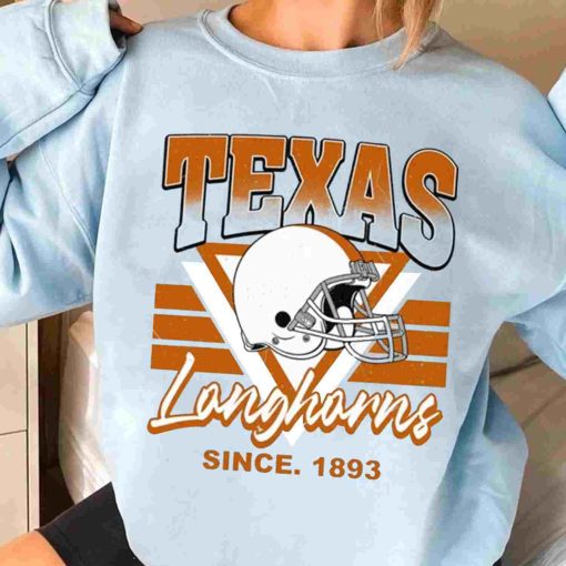 T Sweatshirt Women 3 TSNCAA23 Texas Longhorns Vintage Team University College NCAA Football T Shirt