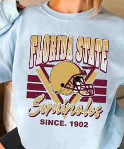 T Sweatshirt Women 3 TSNCAA29 Florida State Seminoles Vintage Team University College NCAA Football T Shirt