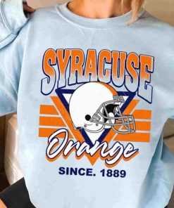 T Sweatshirt Women 3 TSNCAA30 Syracuse Orange Vintage Team University College NCAA Football T Shirt