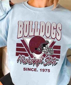 T Sweatshirt Women 3 TSNCAA32 Bulldog Mississippi State Vintage Team University College NCAA Football T Shirt
