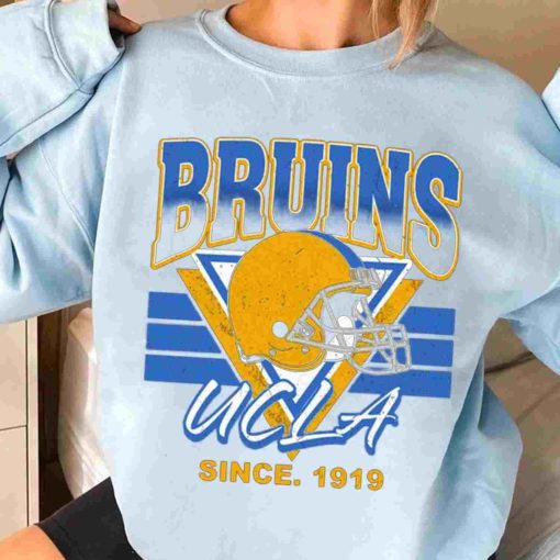 T Sweatshirt Women 3 TSNCAA34 UCLA Bruins Vintage Team University College NCAA Football T Shirt