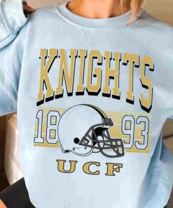 T Sweatshirt Women 3 TSNCAA41 Ucf Knights Retro Helmet University College NCAA Football T Shirt