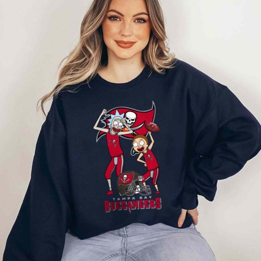 T Sweatshirt Women 5 DSRM30 Rick And Morty Fans Play Football Tampa Bay Buccaneers