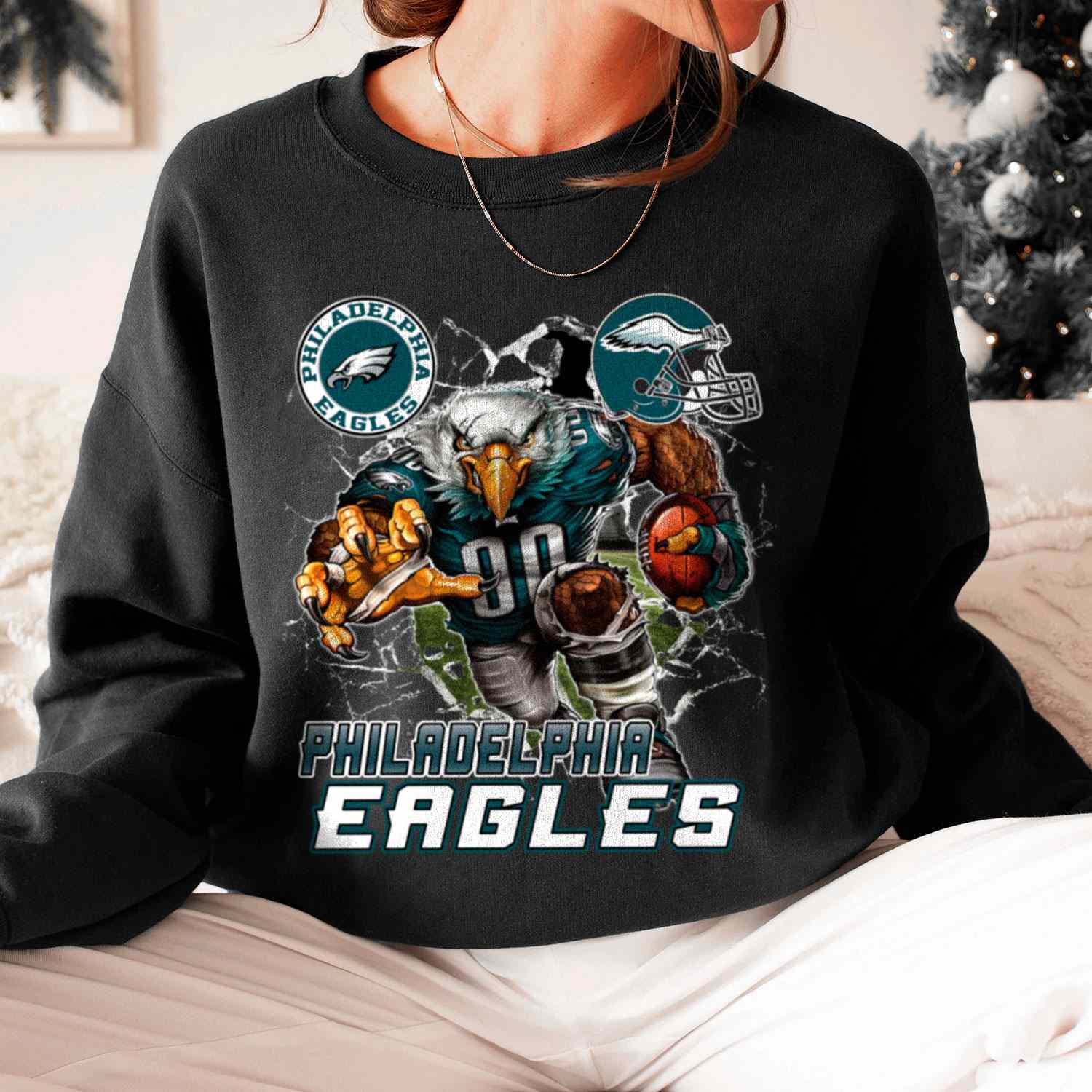 philadelphia eagles t shirt womens