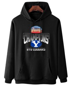 W Hoodie Hanging BYU Cougars New Mexico Bowl Champions T Shirt