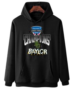 W Hoodie Hanging Baylor Bears Armed Forces Bowl Champions T Shirt