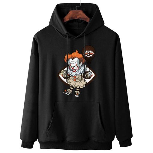 W Hoodie Hanging DSBN121 It Clown Pennywise Cleveland Browns T Shirt