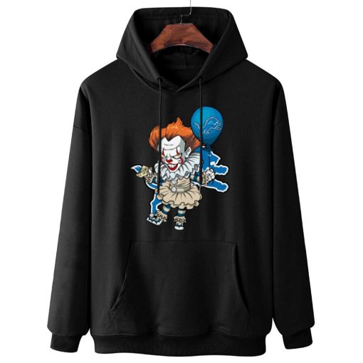 W Hoodie Hanging DSBN164 It Clown Pennywise Detroit Lions T Shirt