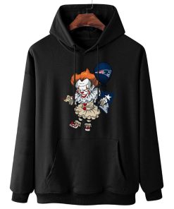 W Hoodie Hanging DSBN339 It Clown Pennywise New England Patriots T Shirt