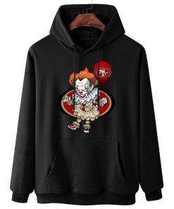 W Hoodie Hanging DSBN440 It Clown Pennywise San Francisco 49Ers T Shirt