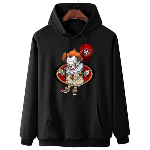W Hoodie Hanging DSBN440 It Clown Pennywise San Francisco 49Ers T Shirt