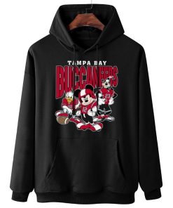 W Hoodie Hanging DSMK30 Tampa Bay Buccaneers Mickey Donald Duck And Goofy Football Team T Shirt