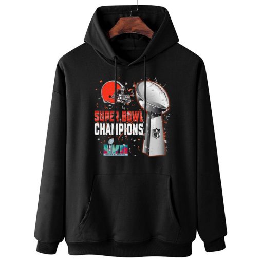 W Hoodie Hanging DSSB08 Cleveland Browns Super Bowl LVII 2023 Champions T Shirt