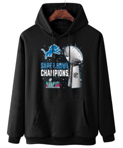 W Hoodie Hanging DSSB11 Detroit Lions Super Bowl LVII 2023 Champions T Shirt