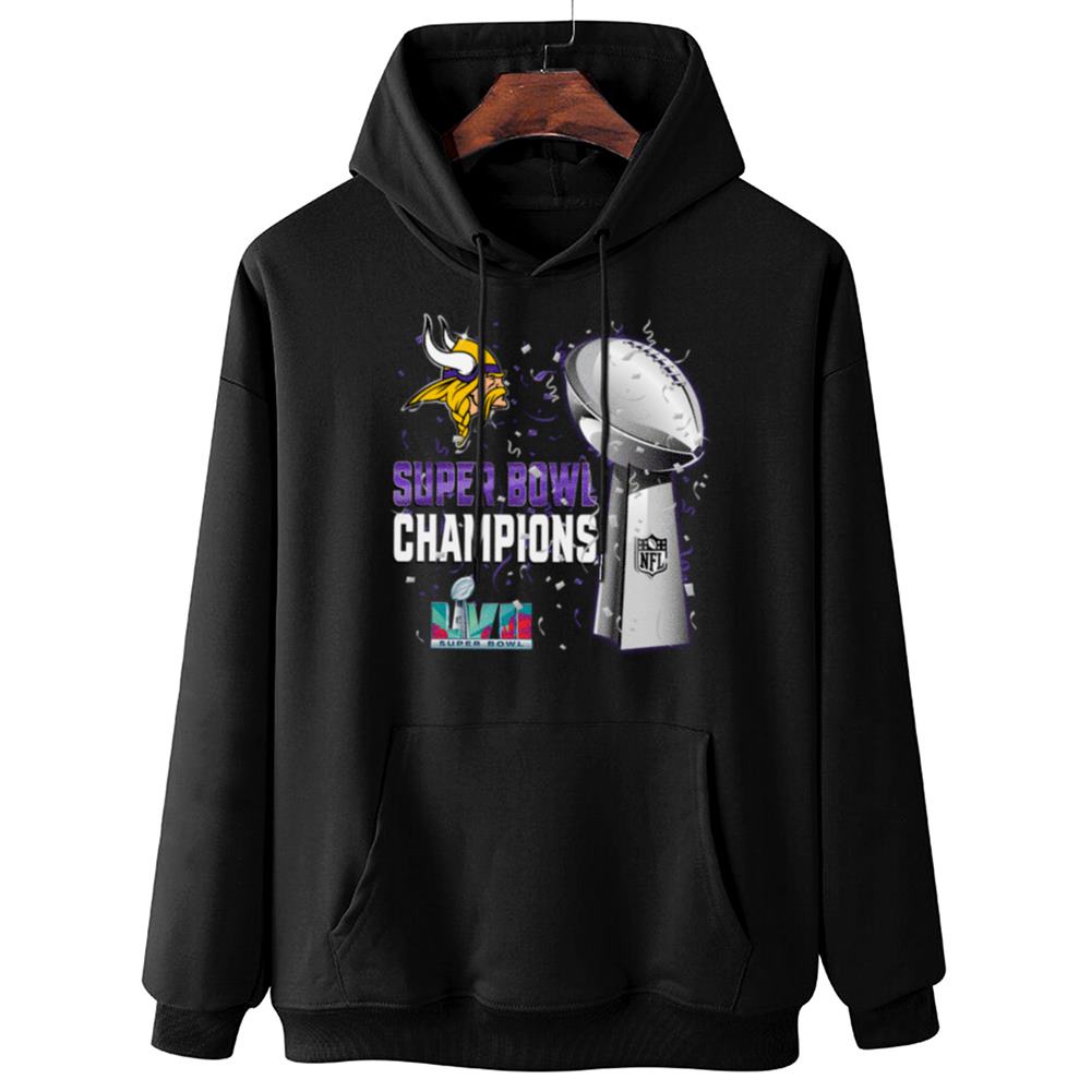 Minnesota Vikings Super Bowl LVII 2023 Champions T-Shirt