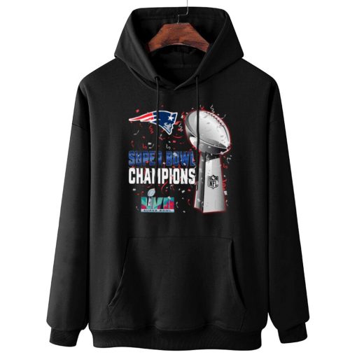 W Hoodie Hanging DSSB22 New England Patriots Super Bowl LVII 2023 Champions T Shirt