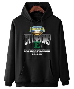 W Hoodie Hanging Eastern Michigan Eagles Famous Idaho Potato Bowl Champions T Shirt