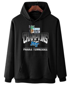 W Hoodie Hanging Middle Tennessee Hawaii bowl Champions T Shirt
