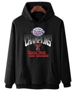 W Hoodie Hanging Texas Tech Red Raiders Taxact Texas Bowl Champions T Shirt