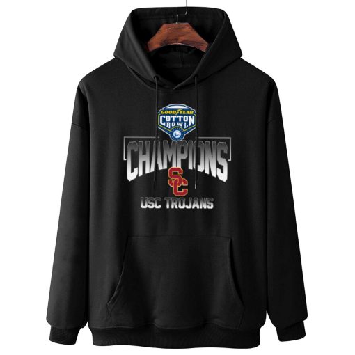 W Hoodie Hanging USC Trojans Goodyear Cotton Bowl Classic Champions T Shirt