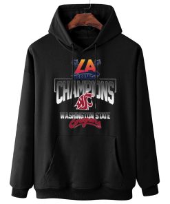 W Hoodie Hanging Washington State Cougars LA Bowl Champions T Shirt