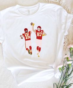 Mahomes And Kelci High Five Kansas City Chiefs T Shirt