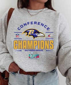T SW W1 AFC28 Baltimore Ravens Champions Pro Bowl NFL American Football Conference T Shirt