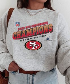 T SW W1 NFC29 San Francisco 49ers Team 2022 NFC Conference Champions T Shirt