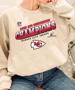 T SW W3 AFC24 Kansas City Chiefs Team 2022 AFC Conference Champions T Shirt