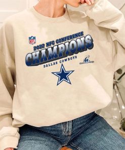 T SW W3 NFC25 Dallas Cowboys Team 2022 NFC Conference Champions T Shirt