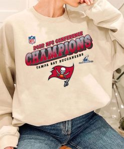 T SW W3 NFC30 Tampa Bay Buccaneers Team 2022 NFC Conference Champions T Shirt