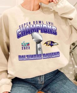 T SW W3 SPB33 Baltimore Ravens Champions Super Bowl LVII Arizona 12th February 2023