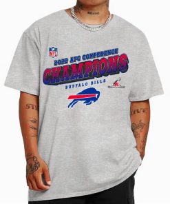 T Shirt Color AFC22 Buffalo Bills Team 2022 AFC Conference Champions T Shirt